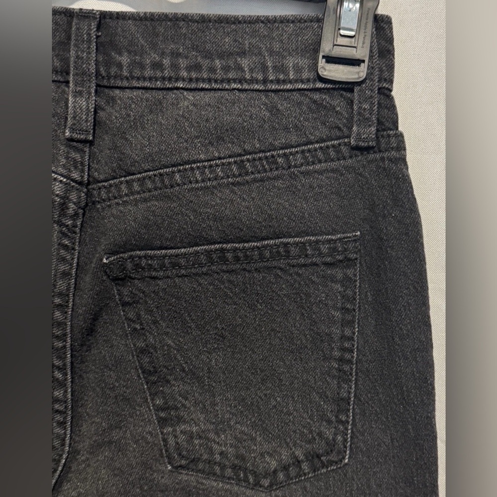 Universal Thread High Rise 90s Straight Leg Jeans Stretch Black Denim 00 R NWT - Picture 12 of 13